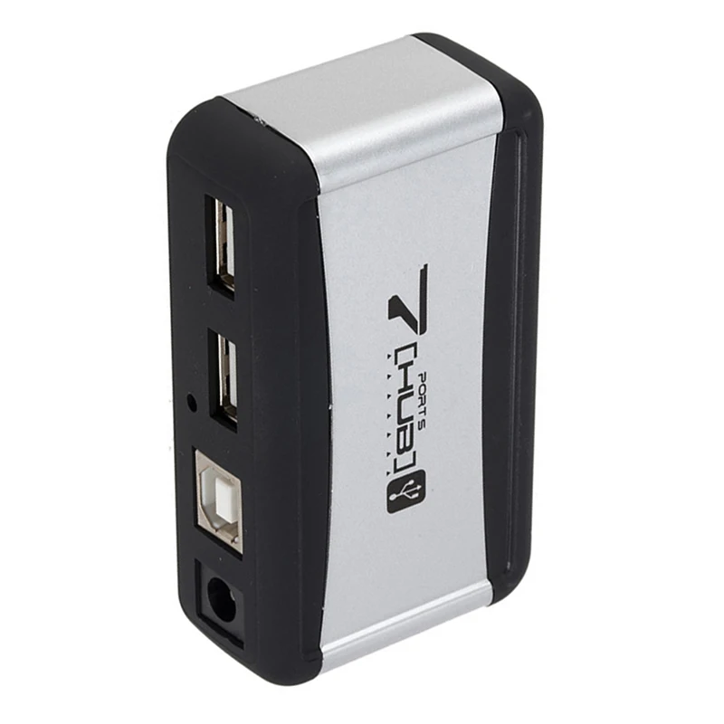 Вертикальный USB2.0 концентратор 7 портов портативный мини-разветвитель