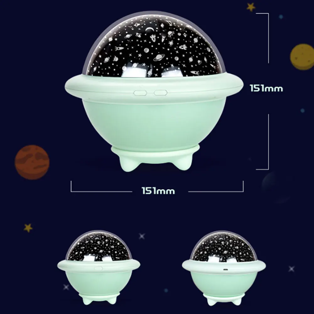 

LED Colorful Night Lamp Projector Starry Sky Lamp Sleep Romantic Bedroom Bedside Atmosphere Lamp for Kid Presents