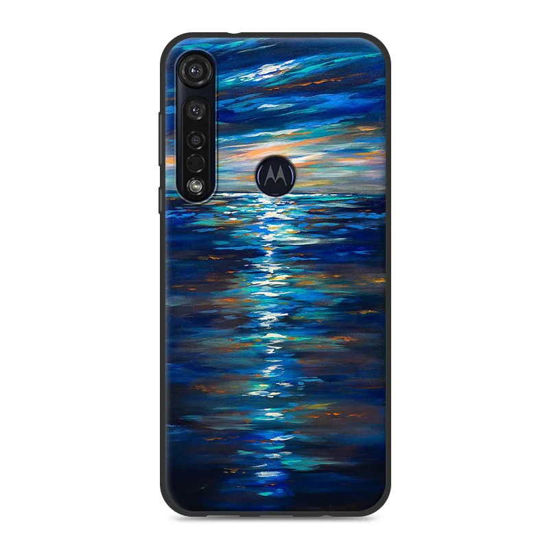Чехол для Motorola G8 Play, мягкий чехол из ТПУ с рисунком, силиконовый защитный чехол для Motorola Moto G8 Plus# KO - Цвет: Хаки