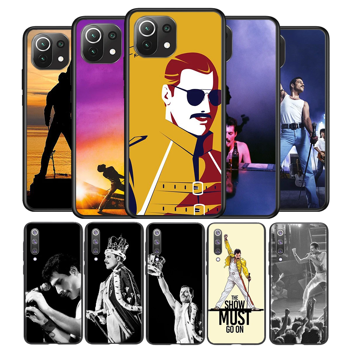 

Freddie Mercury Queen Band Silicone Cover For Xiaomi Mi Note 11 11T 11i 10i 10T 10 9 9T 9 SE Lite Pro Ultra Phone Case