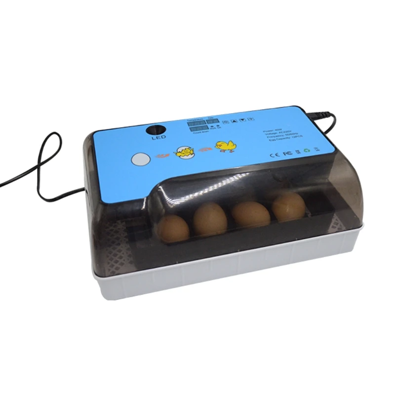 Farm Egg Incubator Automatic 4-35 egg Hatchery Machine Temperature Humidity Control Chicken Duck Quail Bird Brooder Farm Tools