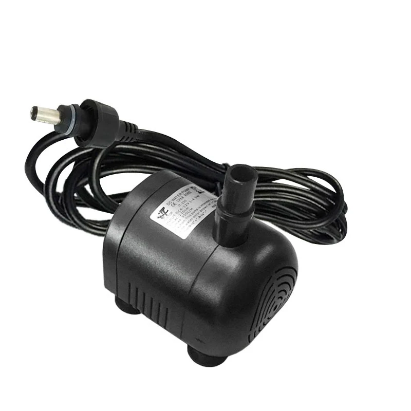 Фото Бесщеточный мотор DC12V мини погружной водяной насос 350л/ч максимальный поток Бесщеточный мотор DC12V мини погружной водяной насос 350л/ч максимальный поток