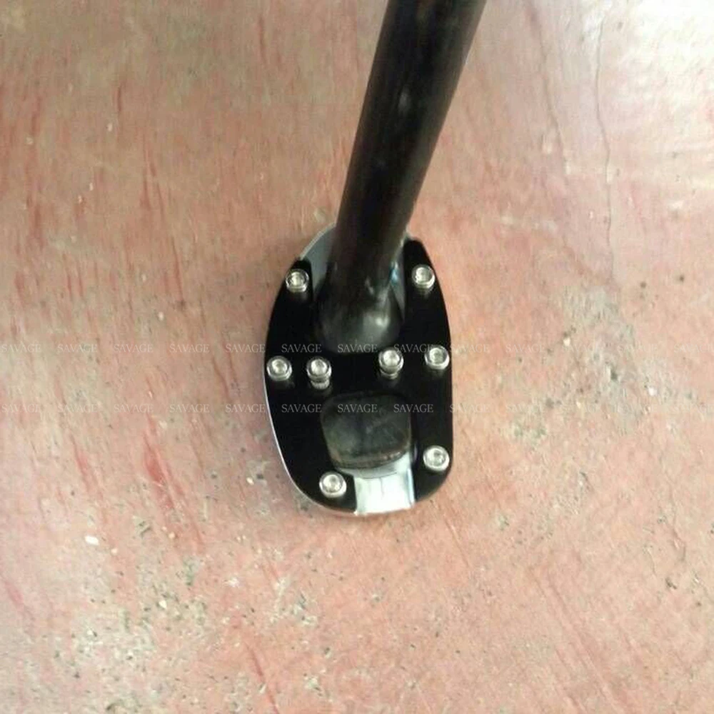 

Motorcycle Modification Parts CNC Aluminum Kickstand Side Stand Plate Pad Enlarge Extension For YAMAHA MT-07 FZ-07 2014-2020 19