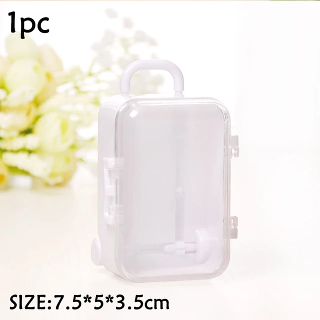

34,49-2094 маленький роликовый Дорожный чемодан коробка для конфет индивидуальная креативная Свадебная коробка для конфет тролли для багажа ма...