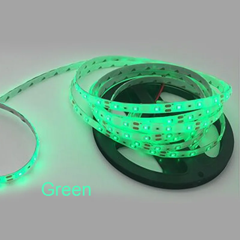 RGB 300 светодиодный светильник 5 м 60 светодиодный s/m SMD 2835 белый теплый белый красный зеленый синий светодиодный светильник 12 В водонепроницаемая гибкая лента - Испускаемый цвет: Green