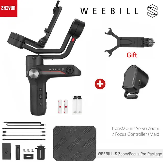 Weebill S focus Kit Zhiyun Weebill S/лабораторный кран с 3-осевому гидростабилизатору Камера стабилизатор для sony A7M3 A6500 Panasonic GH4 GH5 беззеркальных цифровых зеркальных VS Ronin Sc кран 2 - Цвет: Weebill S focus Kit