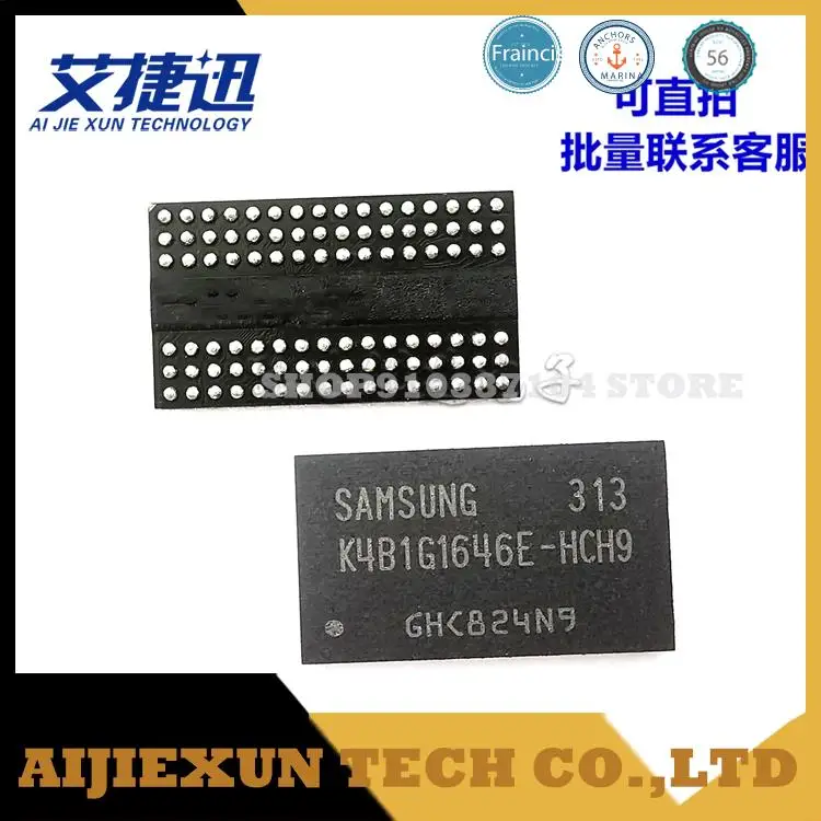 

5pcs/lot K4B1G1646E-HCH9 FBGA96 flash Memory IC CHIPS NEW AND ORIGIANL
