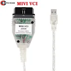 Автомобильные диагностические кабели MINI VCI RL, последняя версия V13.00.022 для Toyota j2534 K + DCAN, поддерживает K-Line MINI-VCI HW2.0.4 FT232RL