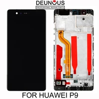 original 5 2 for huawei p9 eva l09 l19 l29 lcd display with touch screen digitizer assembly with frame free shipping