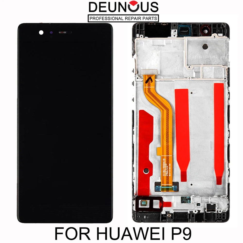 Оригинальный 5 2 ''для Huawei P9 EVA L09 L19 L29 ЖК дисплей с сенсорным экраном дигитайзер