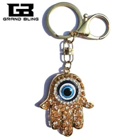 evil eye theme hand of fatima charm jewelry for handbag decoration ornament fantastic 3d key chain gift