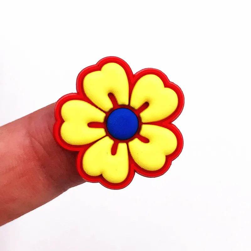Различные цветы красочные фигурка растения силиконовые Flatback украшения