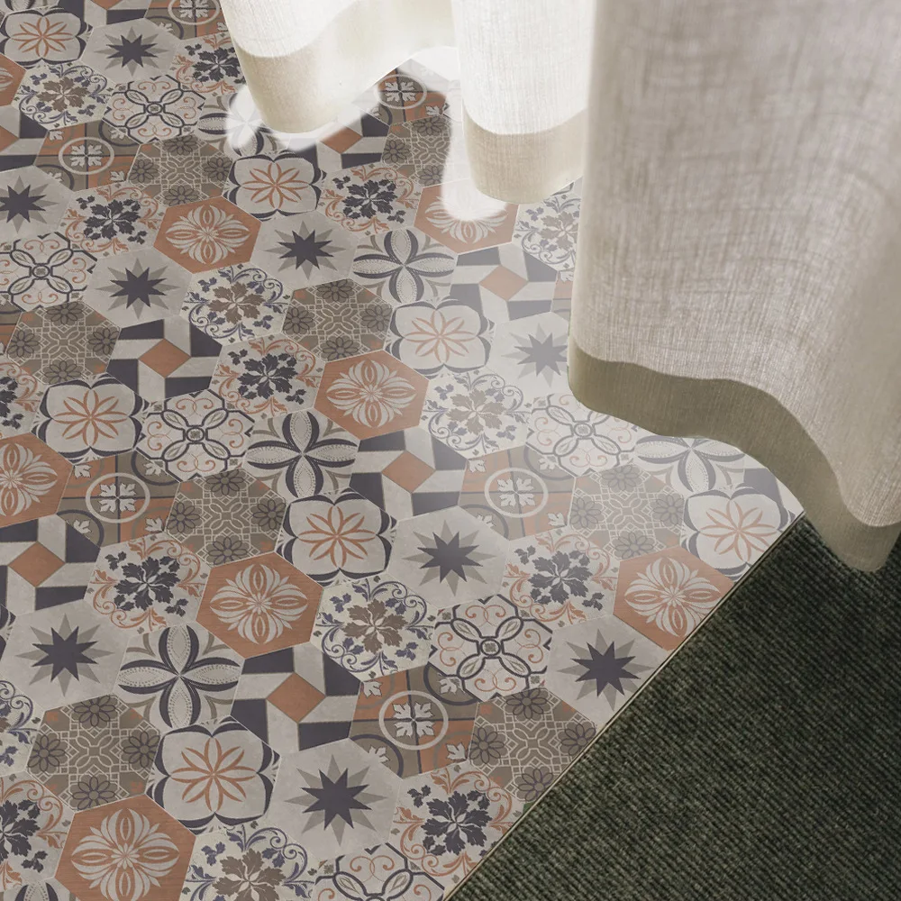 Funlife наклейки на пол для ванной комнаты гостиной унитаза украшение шестиугольник