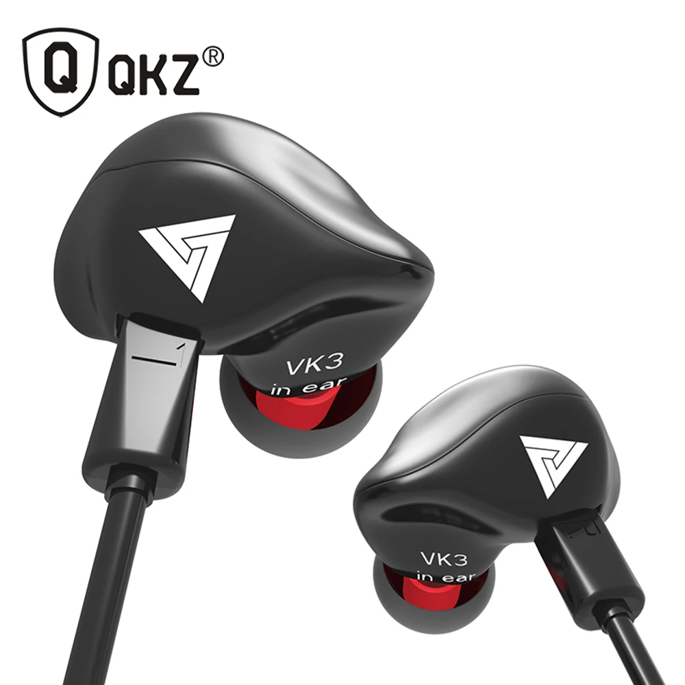 QKZ VK3 натуральная In Ear Наушники Special Edition гарнитура чистым басом наушники с