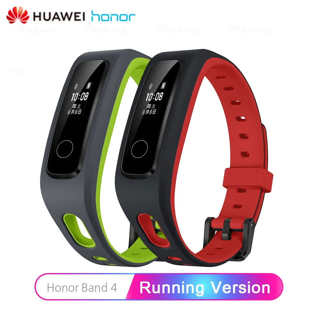 Оригинальный умный Браслет huawei Honor Band 4 для бега трекер плавательный