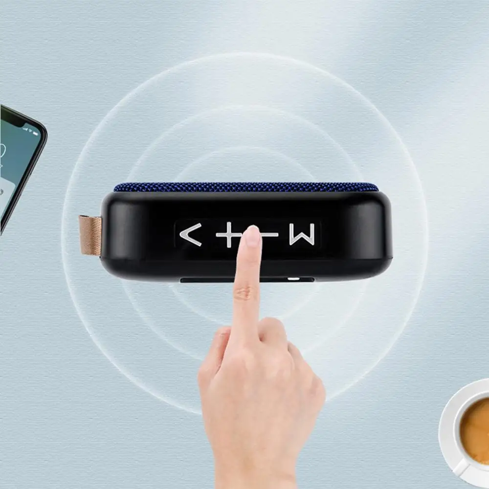Беспроводной Bluetooth динамик стерео портативный мини s сабвуфер 4 2 Поддержка SD FM