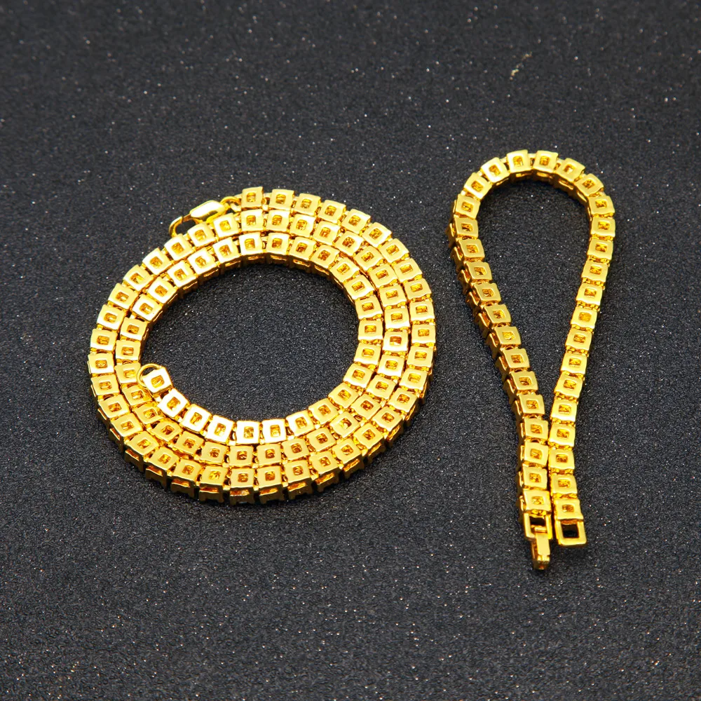 Ожерелье и браслет для тенниса 1 ряд 5 мм красные черные синие ожерелья стразы с