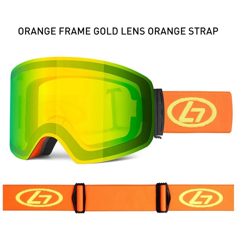 Профессиональные уличные противотуманные лыжные очки унисекс из