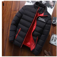 mens winter jacket 2021 new national geographic thickened jacket mens baseball jacket zippered windbreaker jacket