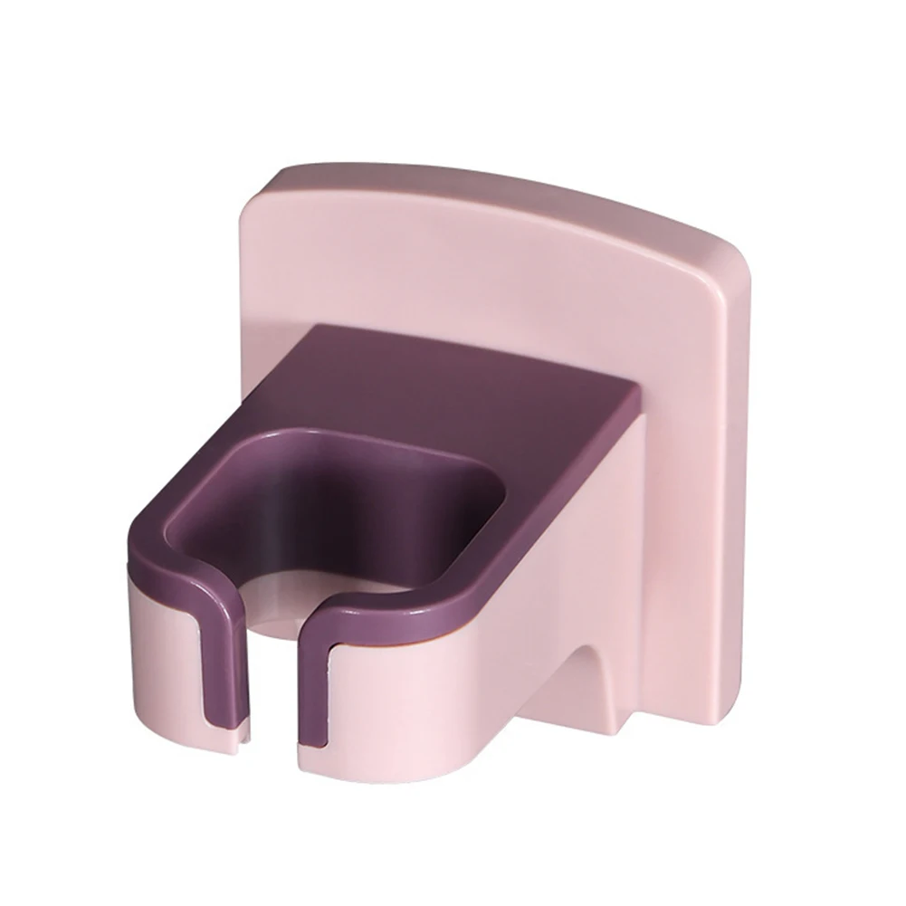 

Bathroom Hair Dryer Rack Wall Mount Hairdryer Holder Blower Home Stand Organizer Bathroom Shelf Housekeeper Storage Supply