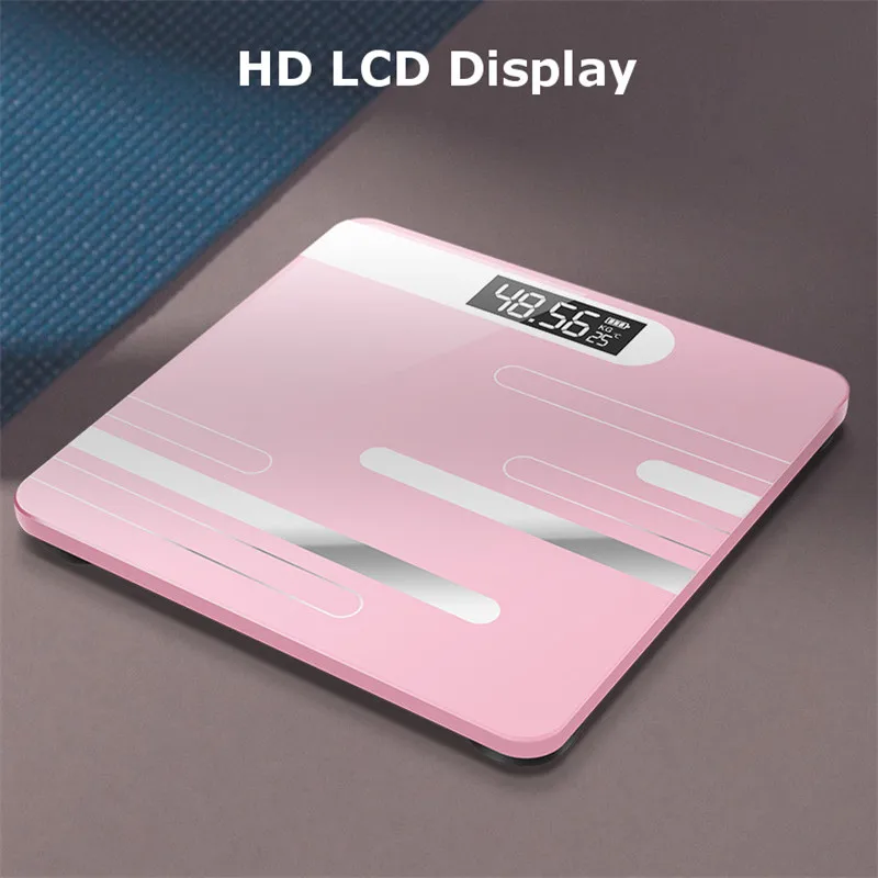 Напольные весы CE для ванной комнаты стеклянные Умные Электронные с USB зарядкой и