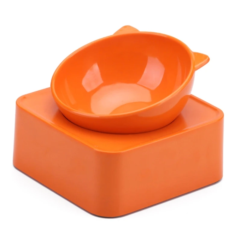 

Single Raised Detachable Elevated Stand Dog Bowl 0-30 Free Tilted Non-slip