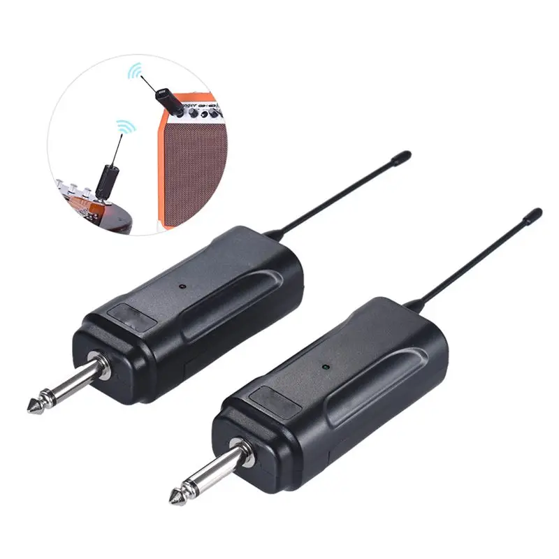 

Portable Wireless Multiroom Audio System Transmitter With Receiver for Electric Guitars Bass Electric Violin Musical Instrument