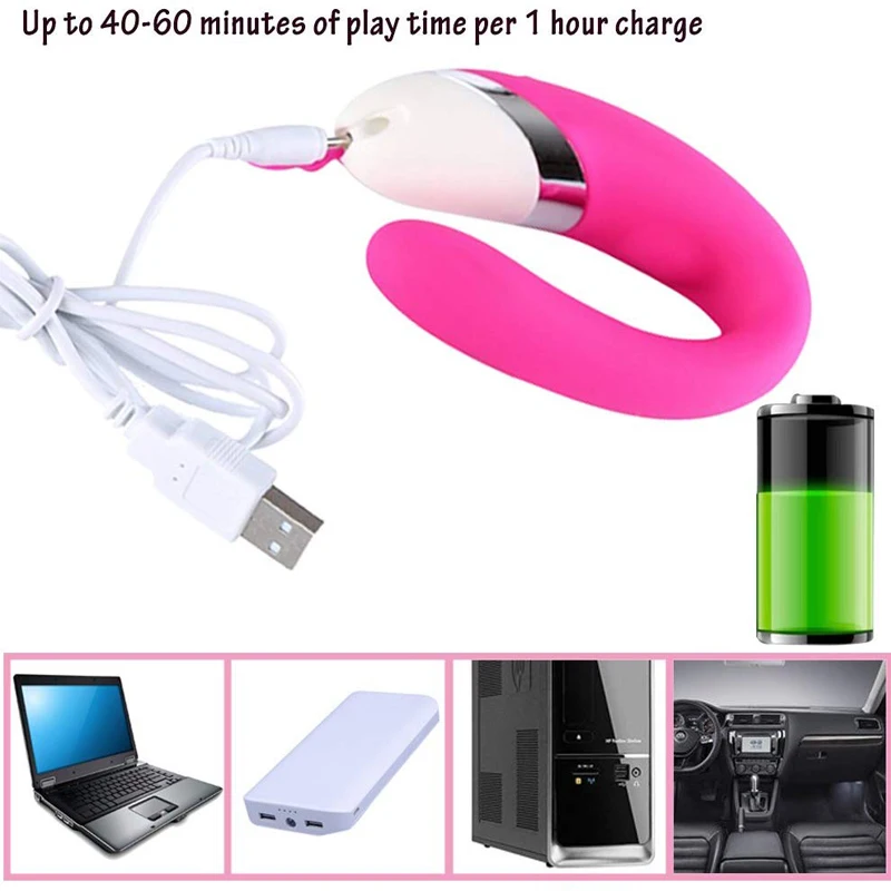 Вибратор HIMALL 12 Скоростей секс товары USB Перезаряжаемый вибратор для точки G