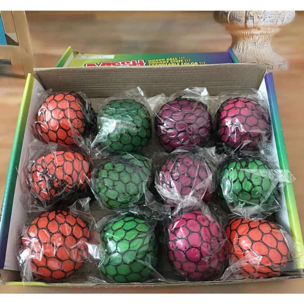 5 шт. забавная игрушка антистресс снятие лица Виноградный Шар аутизм настроение