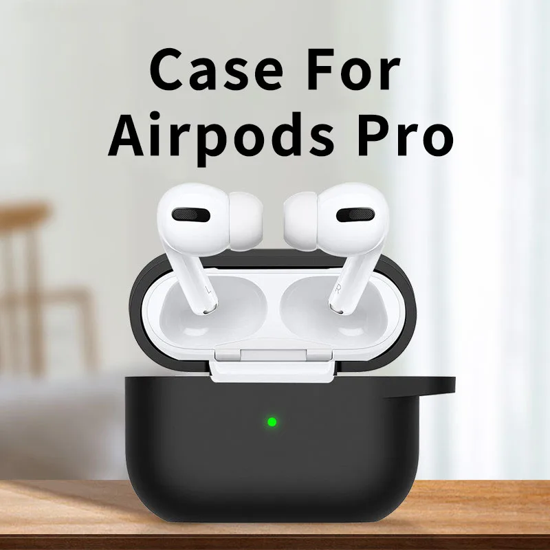 Чехол для наушников AirPods Pro силиконовый чехол беспроводных Bluetooth Air Pods защитный