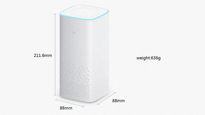 Xiaomi Mi динамик AI, Wi-Fi, bluetooth, голосовой пульт дистанционного управления, портативный умный Домашний Светильник, музыкальный плеер, приложение xiaoai для Android Iphone