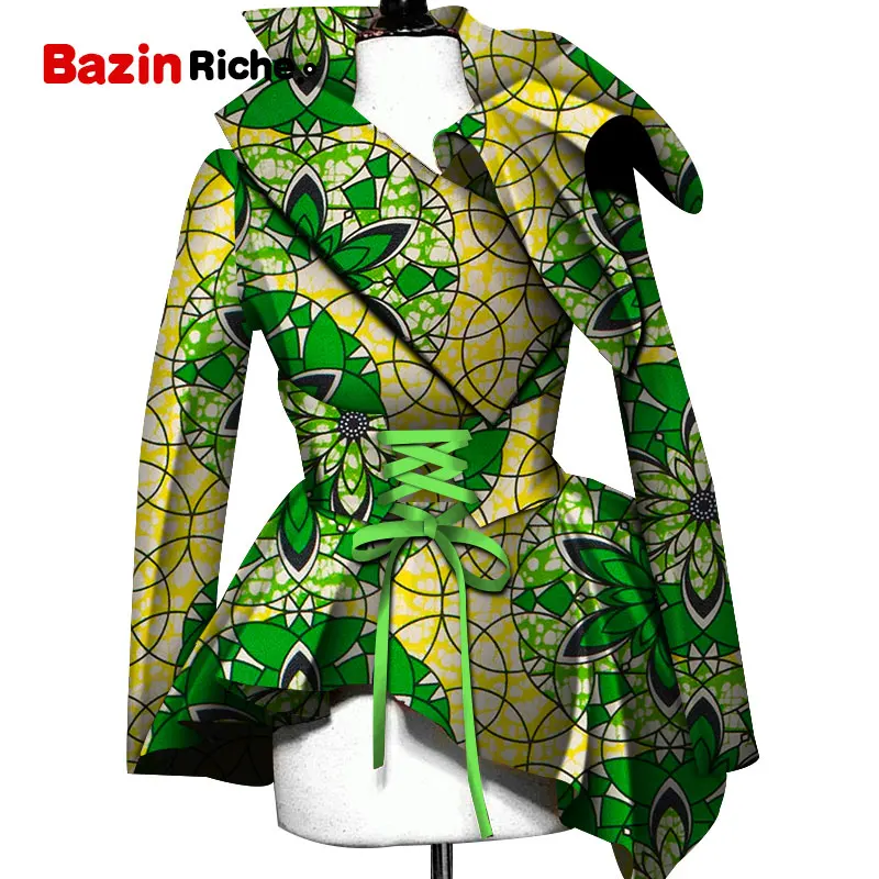 Африканское пальто для женщин новинка 2021 модные хлопковые традиционные куртки с