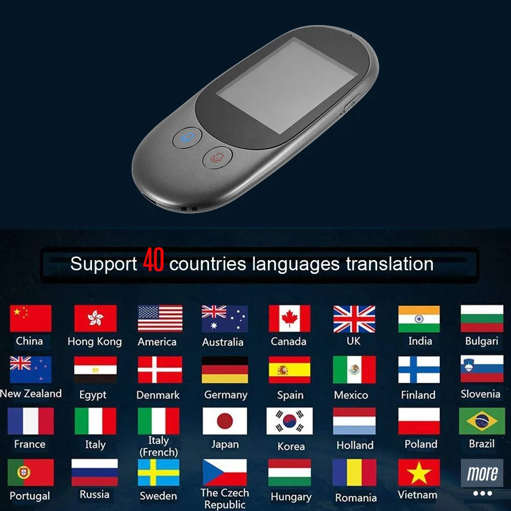 

F1A Smart Instant Voice Offline Translator Real Time Multi-Languages 1GB+4GB Translation Tool Portable