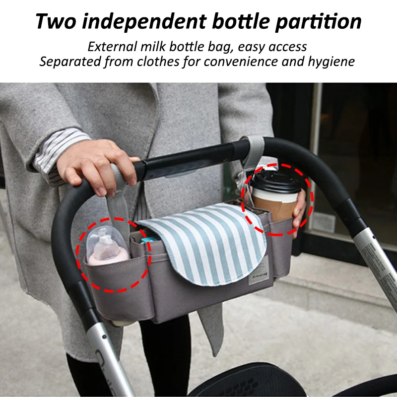 Сумка Органайзер для детской коляски переносные Висячие Сумки
