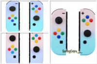extremerate soft touch controller housing shell case with colorful buttons repair kits for ns switch joycon oled
