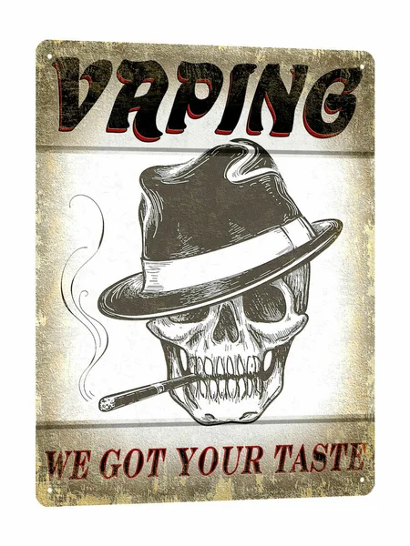 

Vape Pen Shop Metal Sign Classic Vintage Art Business Wall Decor Art