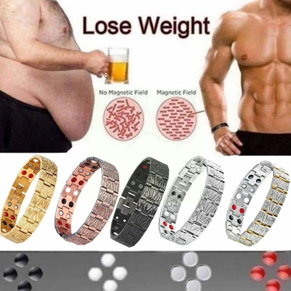 

Varicose Veins Magnetic Bracelet Weight Loss Relief Bracelet Row Adjustable Fatigue Double Magnet Energy Opening C9i3