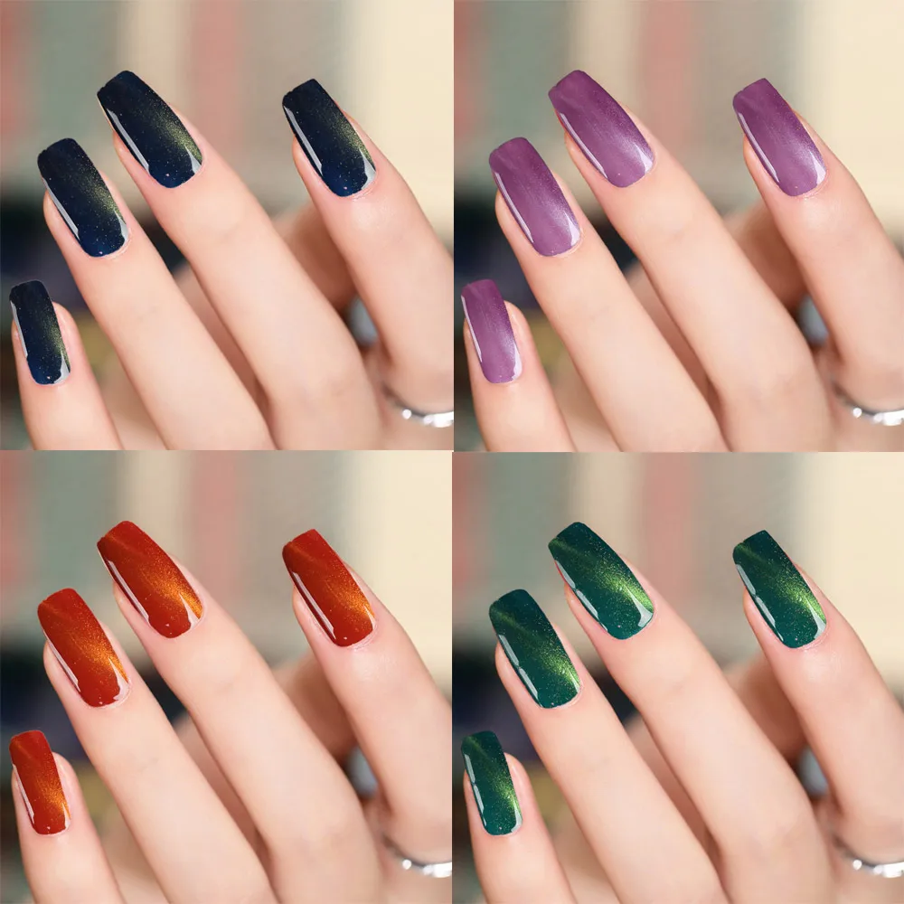 1*ROSALIND Cat Eye Glue 3D Phototherapy Fashionable Nail Decor Supplies Polish | Красота и здоровье
