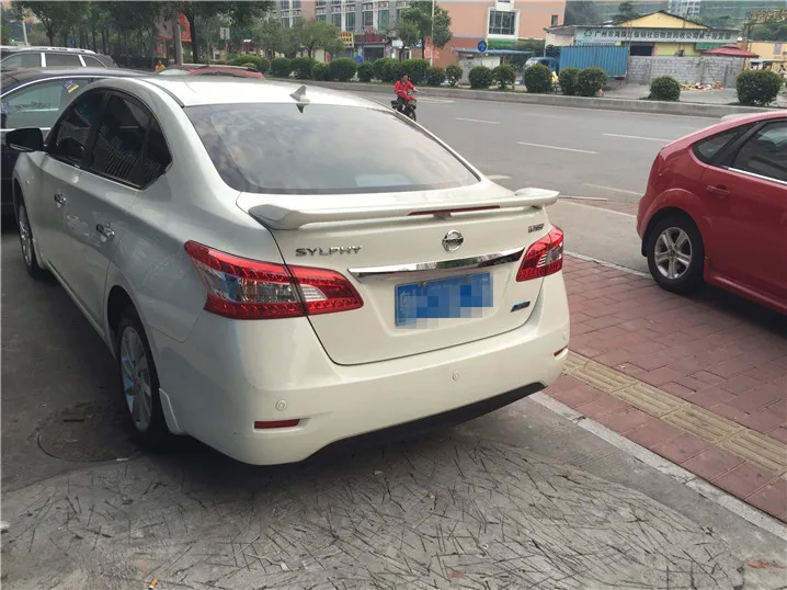 Спойлер для Nissan Sentra высококачественный спойлер из АБС-материала заднего крыла