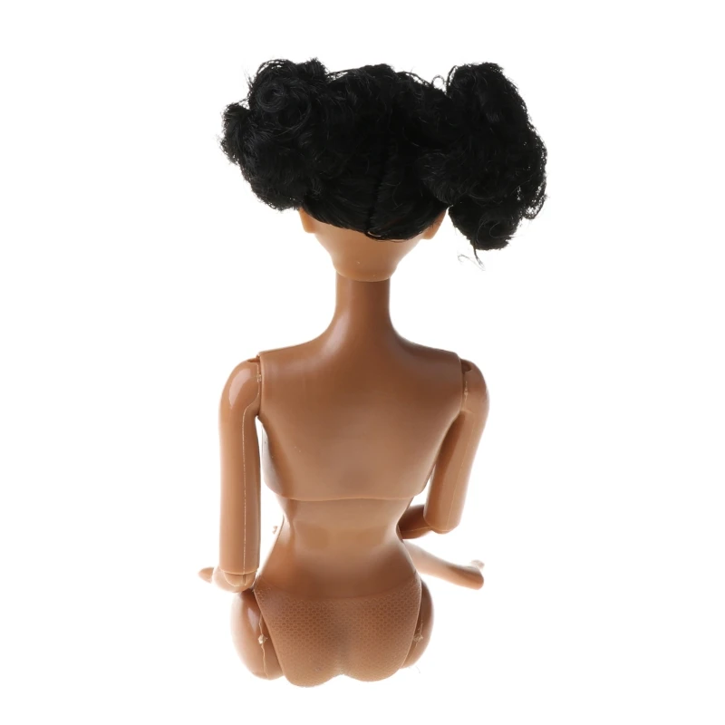 

Toy African doll American Doll Accessories Body Joints Can Change Head Foot Move African Black Girl Gift Pretend Toy Bab C5AF