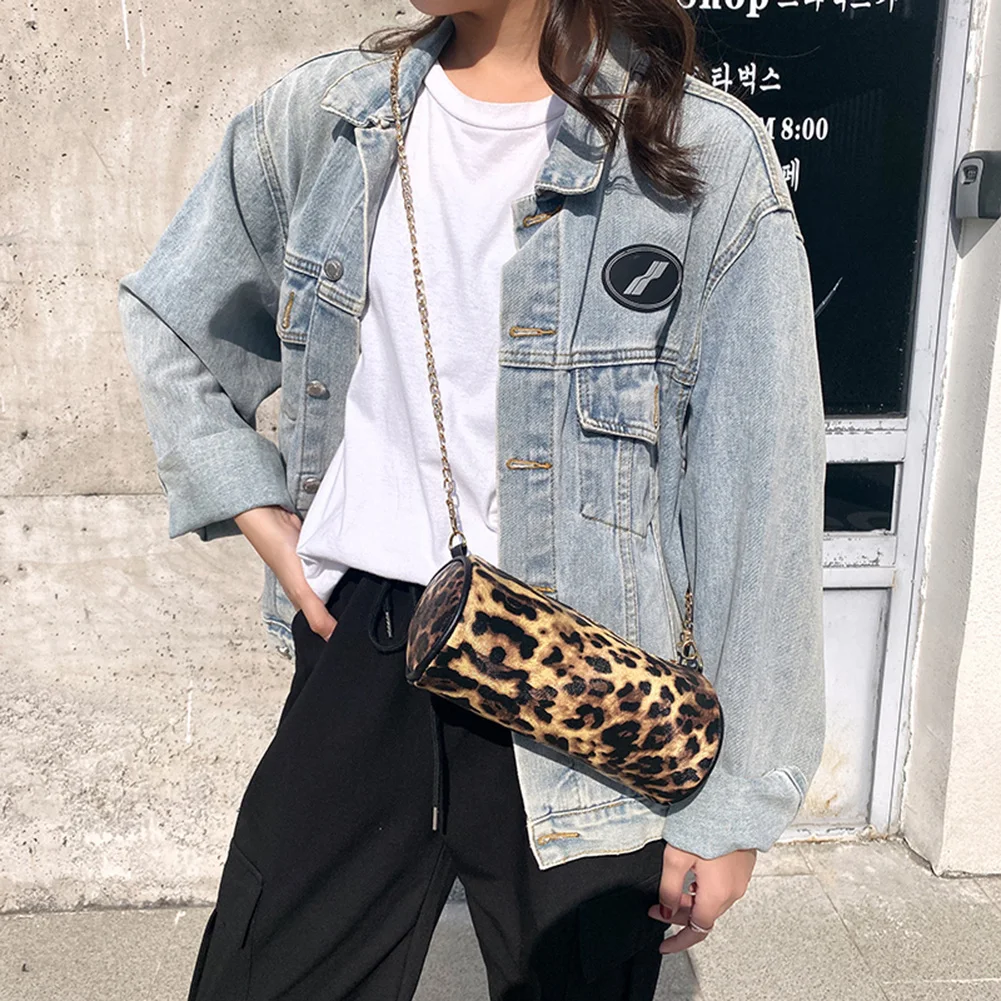 

Vintage Women Handbags Shoulder Bags Fashionable Milk Cow Pattern Bags Cylinder Street Bags Underarm Cute 2020 Bags