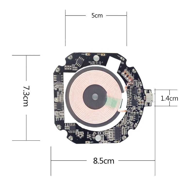 20w qi wireless charger pcba for iphone 12 pro circuit board diy for iphone wireless charging for huawei p30 pro free global shipping