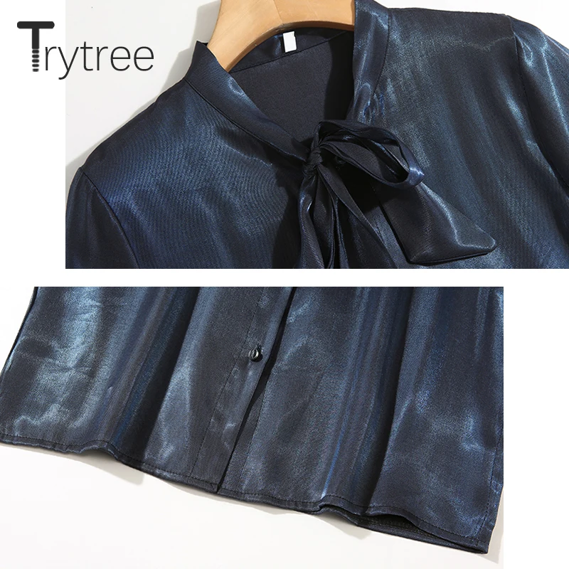 Женский винтажный комплект Trytree повседневный однотонный из двух предметов