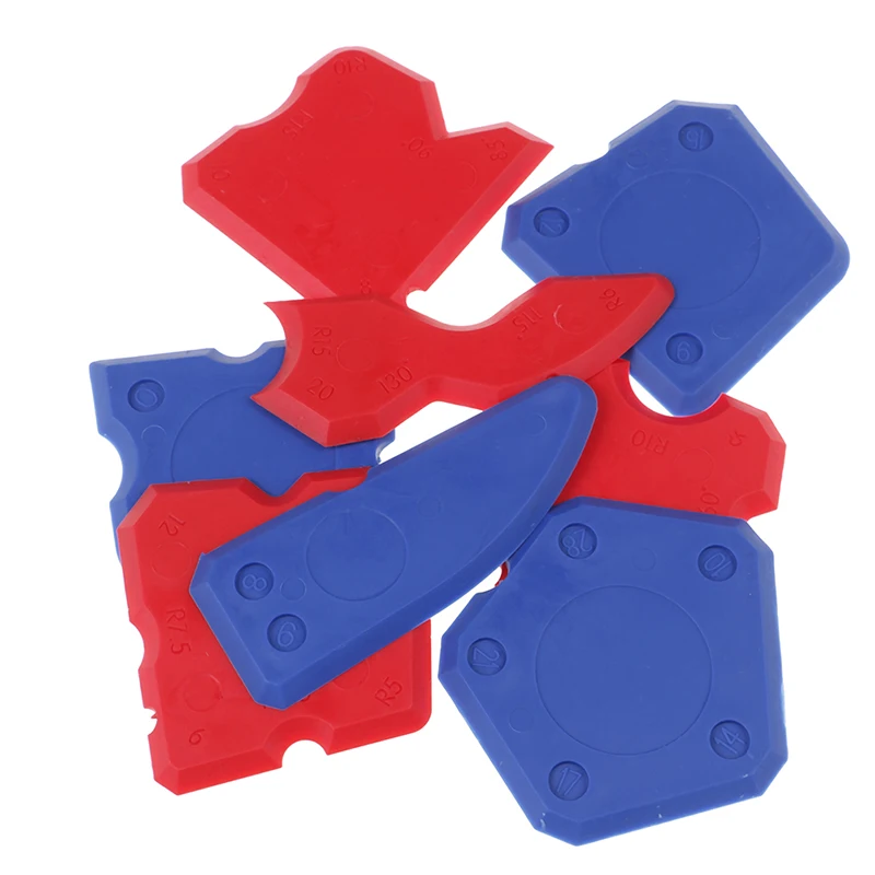 

4pcs/Set Glass Glue Shovel Silicone Gel Squeegees Sealant Angle Corner Spreader Spatula Rubber Scraper Cement Residual Glue