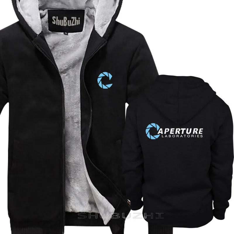 Портал теплое пальто Aperture Laboratories MEN'S The Cake является ложью полужизни мужчин зима