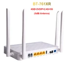 Бесплатная доставка Волоконно-оптический модем Wifi Ac маршрутизатор Xpon Gepon Epon Gpon Onu 4GE + 2VOIP + 2,4G + 5G (5dBi антенна) АНАТЕЛ