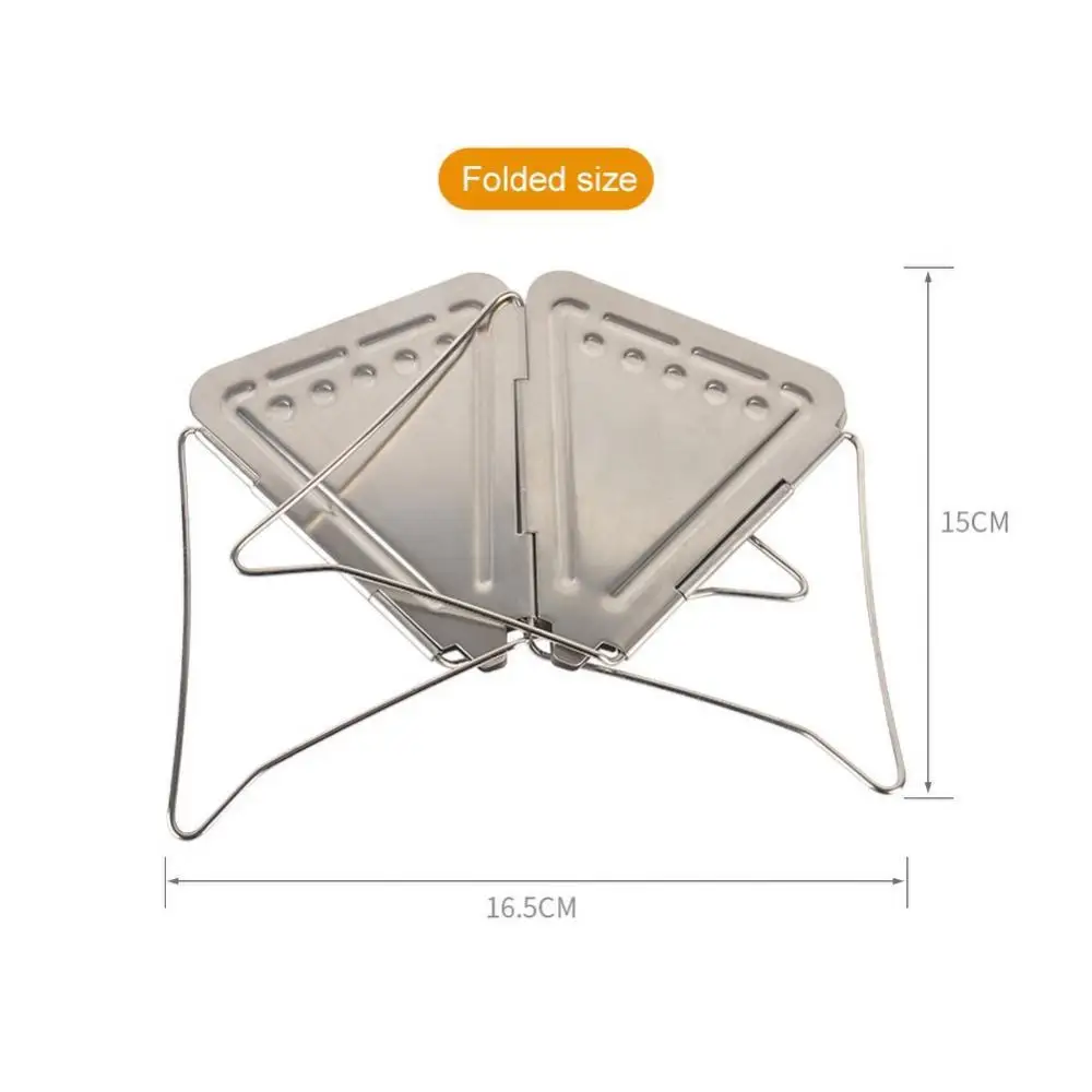 

Outdoor Metal Folding Coffee Filter Reusable Funnel Dripper Non-slip Strainer