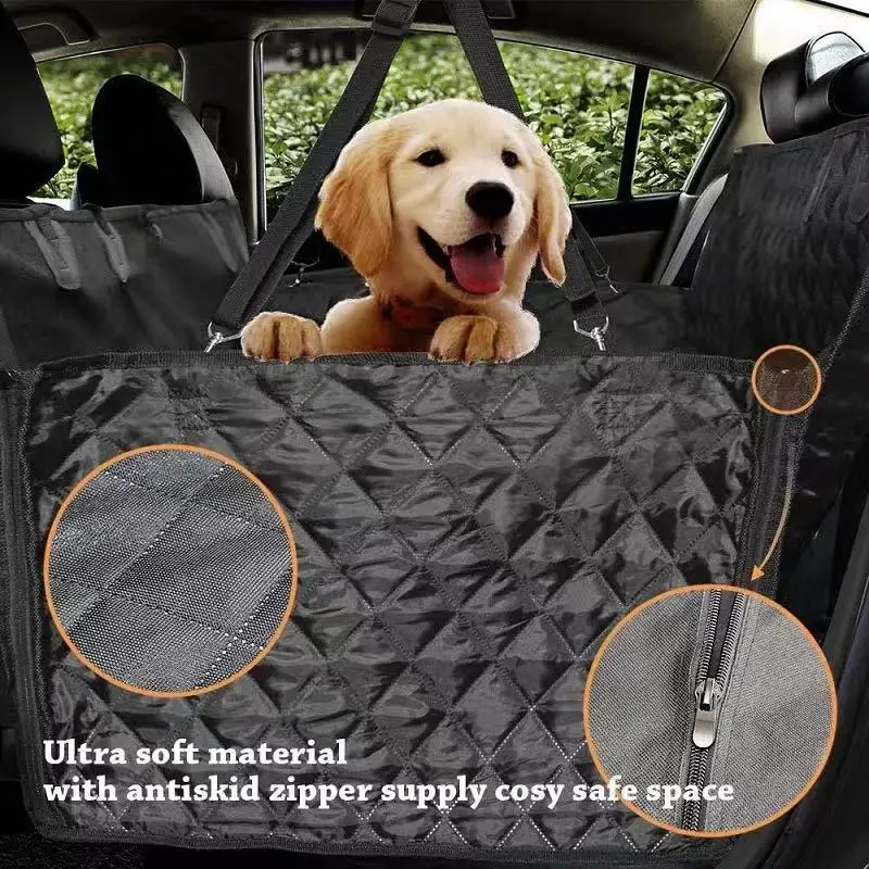 安い ペット車のシートカバー防水ペット輸送快適犬キャリア車後部座席プロテクターマット車のため小大犬