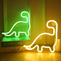 dinosaur led neon lights colorful neon sign wall hanging decoration night lamp bedroom wall lamp onoff lamp