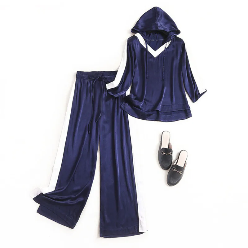 Женский Повседневный костюм из двух предметов спортивный с толстовкой капюшоном